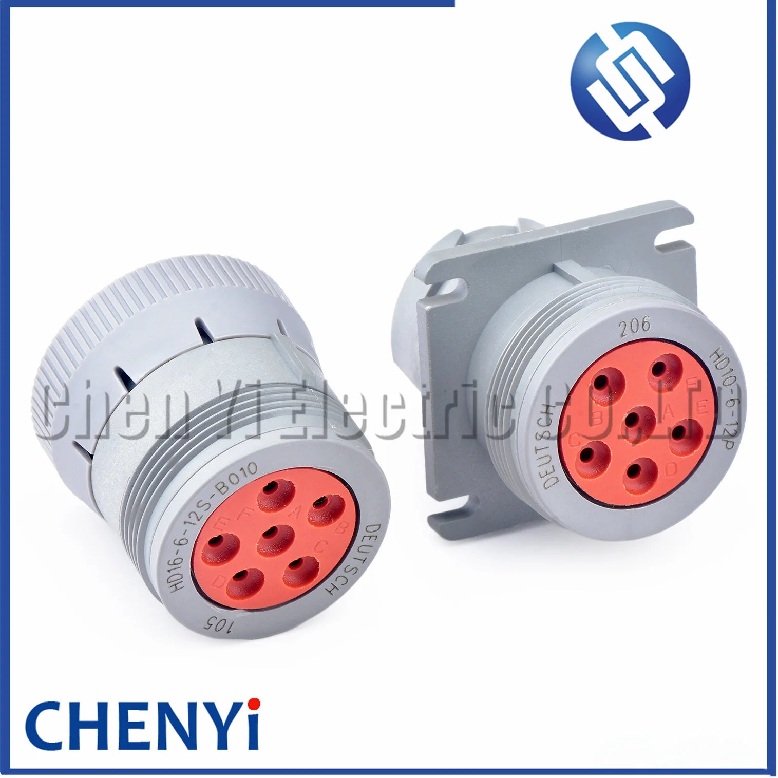 6 Pin 2.5mm series waterproof connector Plug HD16-6-12S-B010 HD10-6-12P HD10-6-12P-L HD10-6-12P-RU HD10-6-12P-AS For DEUTSCH