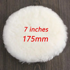Car Wool Polish Pad 5 Sizes Disc Car Waxing Polishing Buffing Cars Paint Care Polisher Pads Auto Washing Cleaning Accessories