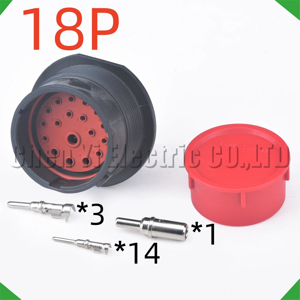 18 Pin Automotive Connectors Wire harness Plug HDP26-24-18SE HDP24-24-18PE