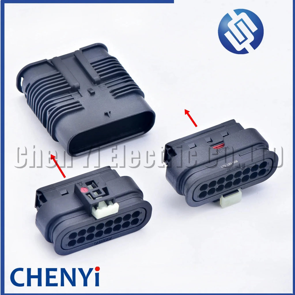 16 Pin Car Reversing Radar Camera Plug Car ACC Electric Socket A0001532222 805-587-541 805-588-571 807-445 805-587