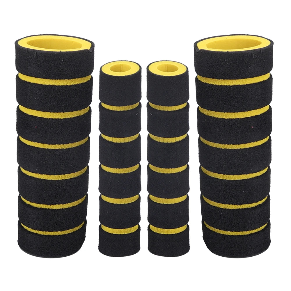 4Pcs/pack Motorcycle Handlebar Grip Universal Handle Bar Cover Brake Clutch Lever Soft Sponge Foam Grips Cover Motorcycles Grip