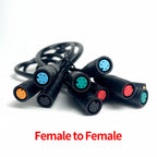 4/10Pcs M8 Waterproof Connectors 2/3/4/5/6 Pin, Male & Female Plug Socket Set, IP67 Wire Cable Connector Kit