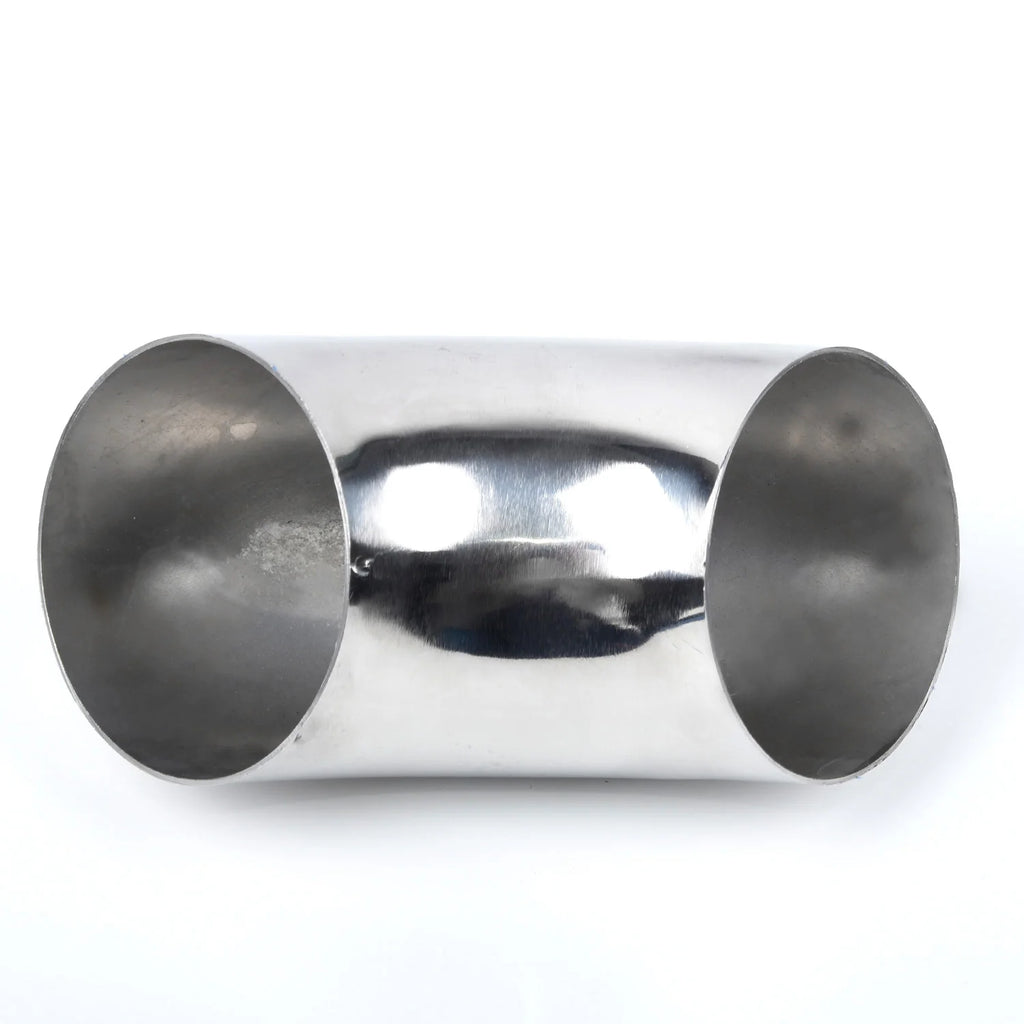 Car Exhaust Bend Elbow Pipe Fitting 2.5 63mm Stainless Steel Universal Car Exhaust Pipe Muffler Elbow Tube Bend Mandrel Fitting