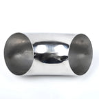 Car Exhaust Bend Elbow Pipe Fitting 2.5 63mm Stainless Steel Universal Car Exhaust Pipe Muffler Elbow Tube Bend Mandrel Fitting