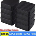 100/2pcs Carpet Fixing Stickers Double High Adhesive Car Fixed Patches Non-slip Mat Home Floor Foot Mats Non-slip Grip Tapes Ama