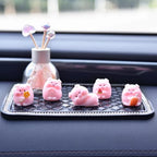 Car Mini Pig Ornaments Auto Center Console DIY Decoration Pendant Cartoon Resin Piglet Home Figurines Miniatures Desktop Decor