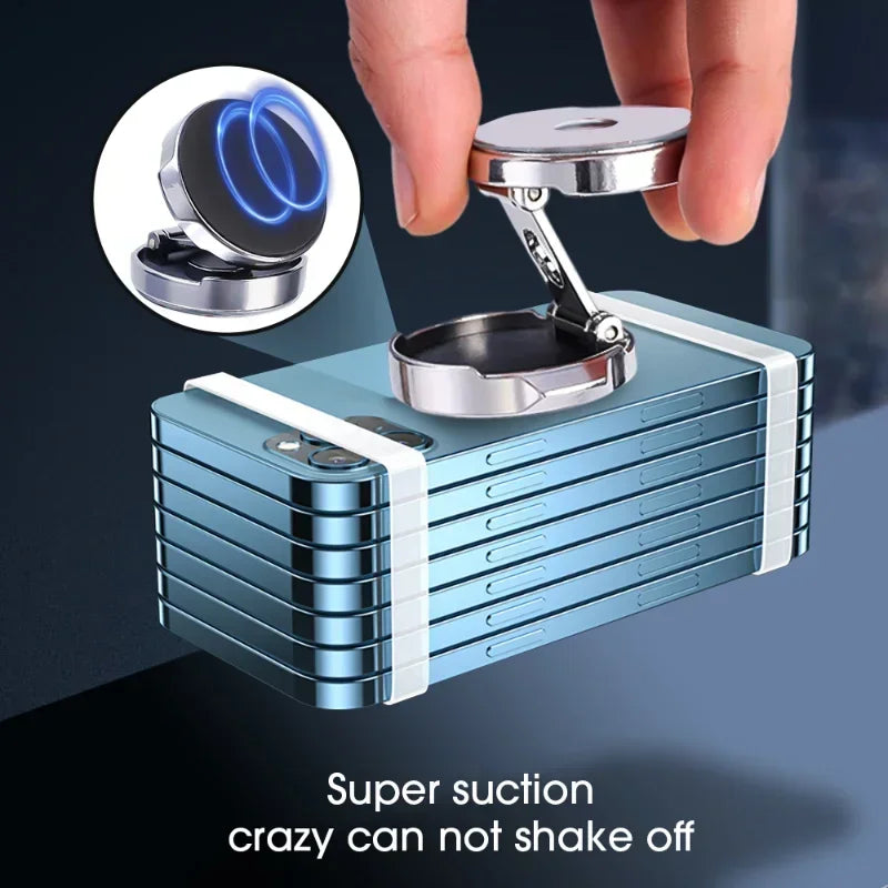 Car Mobile Phone Strong Magnetic Holder 720° Degree Rotation Stand Magnet Support Desktop Smartphone Bracket GPS Air Vent Mount