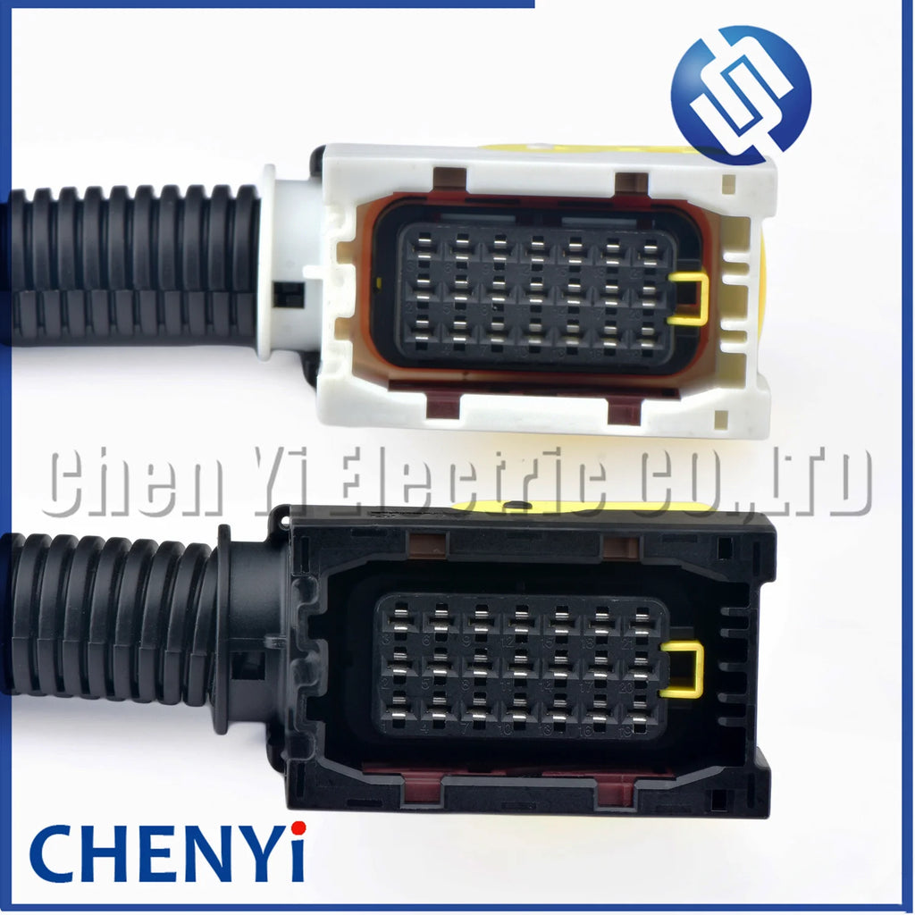 21 Pin Automotive waterproof connector ECU computer board 20cm Wire harness plug 1-1534127-1 2-1534127-1