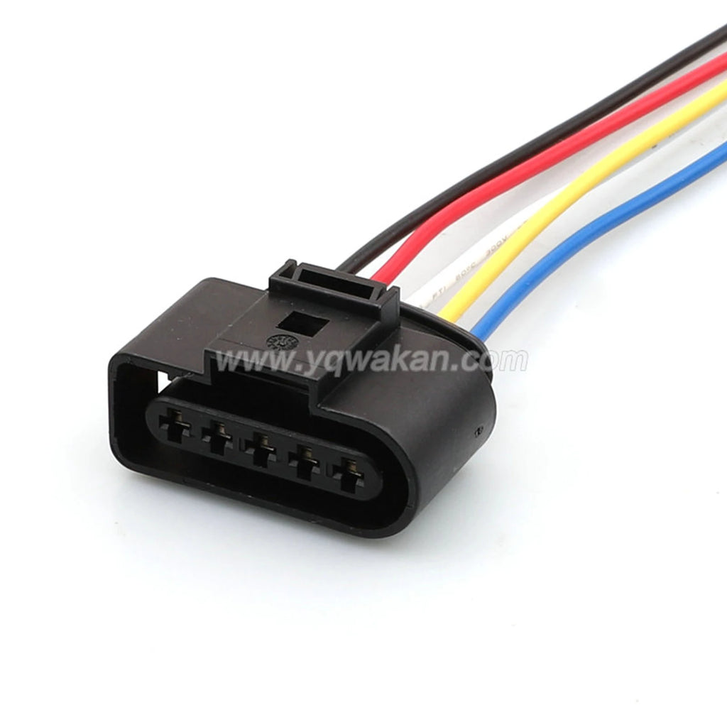 5 Pin Connector Waterproof 2.8mm Male Female Connector Automotive Ignition Coil Plug Cable Socket for VW 6X0973825 1J0973725
