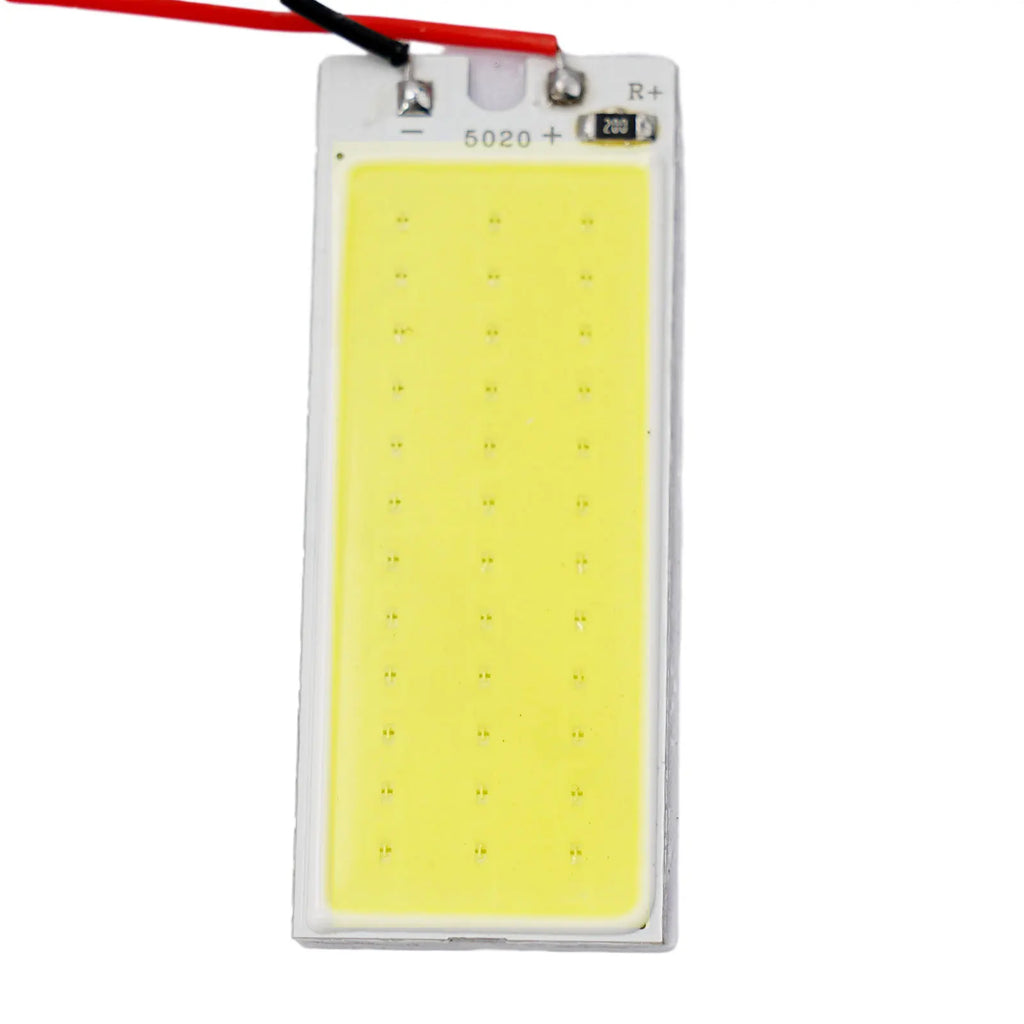 Car Interior Ceiling LED Light Panel 6000K White COB LED Light Panel With Light Adapter For Car Interior Ceiling 16/24/36/48 LED