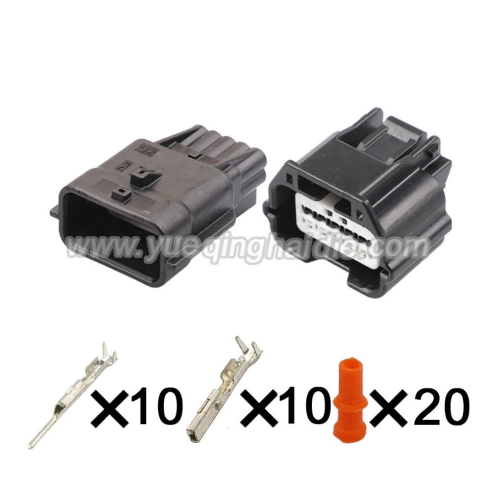 10-PIN 0.6mm Male Female Connector Auto Waterproof Wiring Cable Connector  For Toyota Nissan Honda 7282-8856-30 7283-8856-30