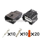 10-PIN 0.6mm Male Female Connector Auto Waterproof Wiring Cable Connector  For Toyota Nissan Honda 7282-8856-30 7283-8856-30
