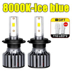 LED 9005/HB3 9006/HB4 9007 H13 H11 H7 H4 H3 H1 880 Car Bulbs 12V High Low Beam 20000LM 120W 6500K White Plug-N-Play 80000h amagi