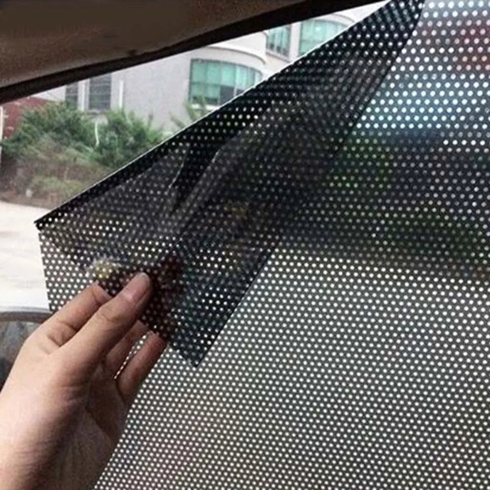 2 Pcs Sun Block Film Anti-UV Car Static Sunshade Stickers Window Glass Sunscreen Curtain Insulation Car Sunroof Solar Film Shade