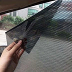 2 Pcs Sun Block Film Anti-UV Car Static Sunshade Stickers Window Glass Sunscreen Curtain Insulation Car Sunroof Solar Film Shade