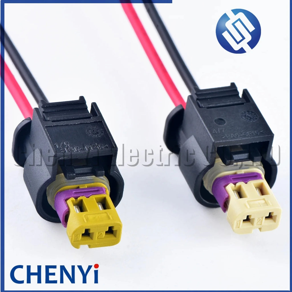 2 Pin Automotive sensor connector Fuel Injector harness Plug 07P973702 07P973702A 07P 973 702 07P 973 702A