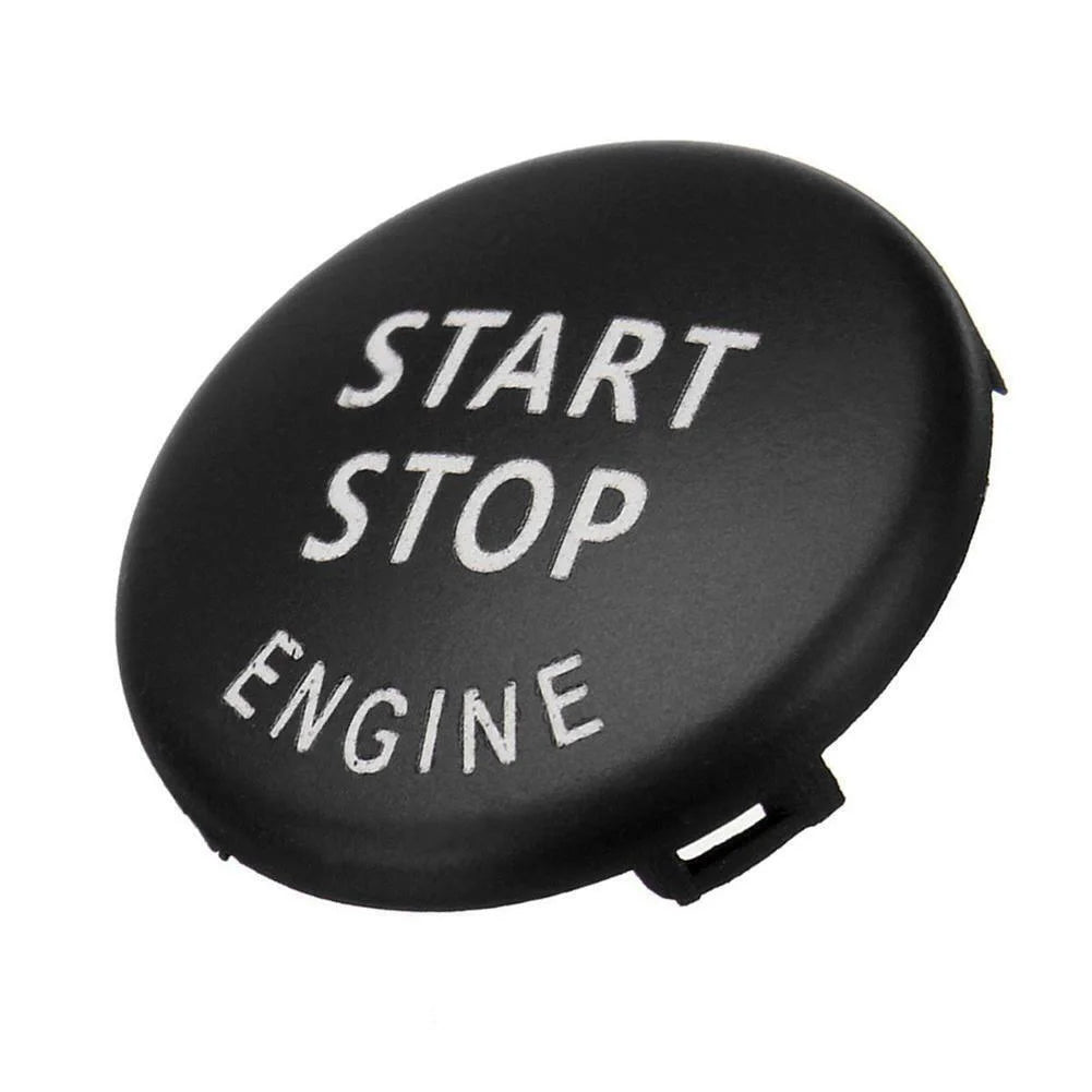 Car Start Stop Engine Button Switch Cover For BMW E70 X6 E71 X1 E84 X3 E83 Black Car Engine START Button Replace Cover