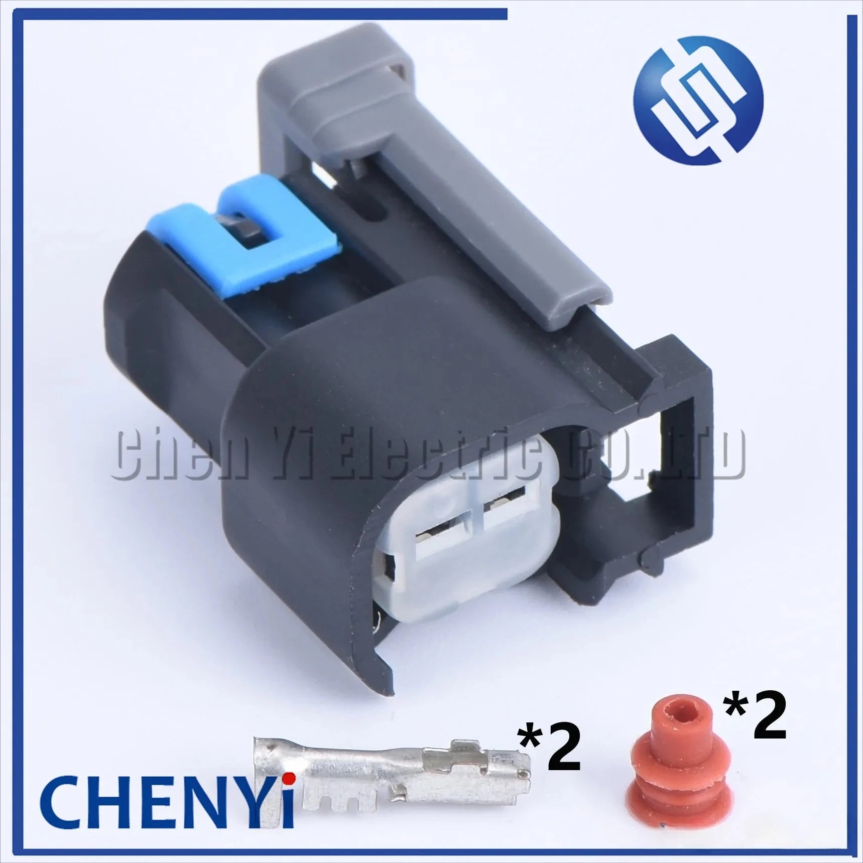 2 Pin waterproof connector Fuel injector plug 15305086 Engine System EFI For Buick Regal Lacrosse Excelle GL8 Chevrolet Malibu