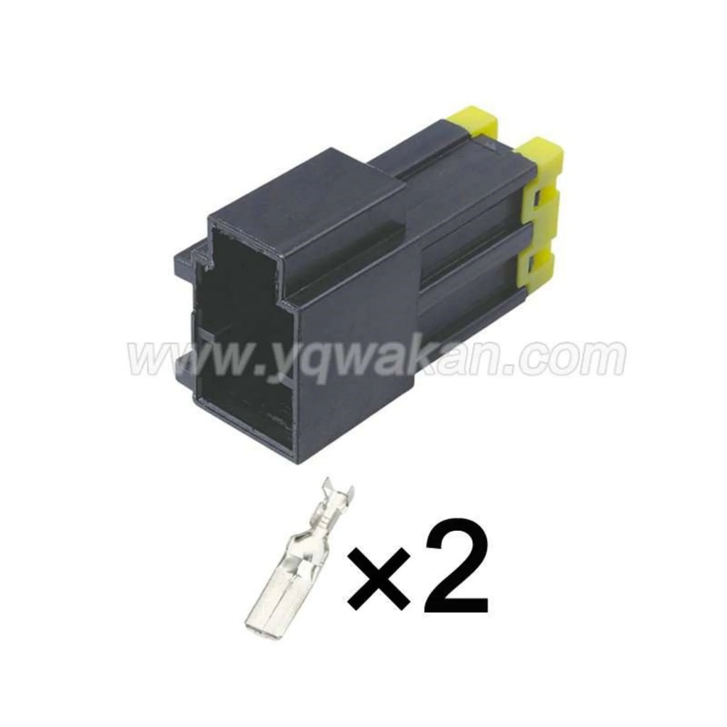 2PIN Connector Unsealed High Current 9.5mm Series Male Female Connectors Cable Plug 7122-4123-30 7123-4123-30
