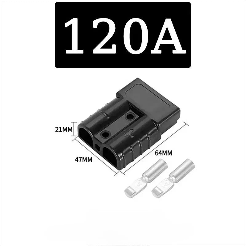 2PCS 50A 120A 175A 350A Battery Connector Plug 600V Quick Connect Disconnect Winch Trailer Forklift Wire Harness Power Cable Kit