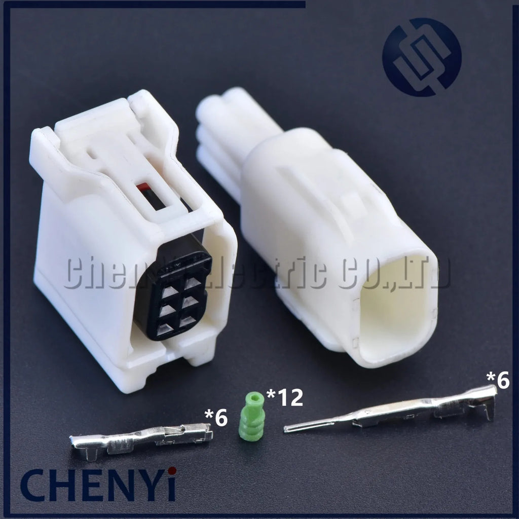 6 Pin Car Reversing Radar Probe male female Waterproof Connector 12382 6189-1142 6188-0706 For Toyota RAV4 Corolla