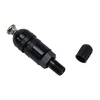 4pcs TPMS Tire Pressure Sensor Valve Stem Repair Kit For BMW 5 Series Black Tire Pressure Sensor Valve Stem Repair Kit