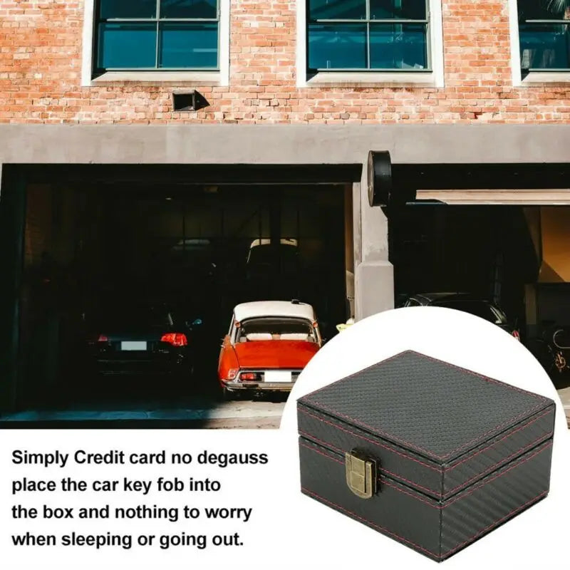 1 Pc Car Key Box Car Key Signal Blocker Box Anti Theft Blocking Pouch Safety Key Fob Protector Radiation Proof Safety