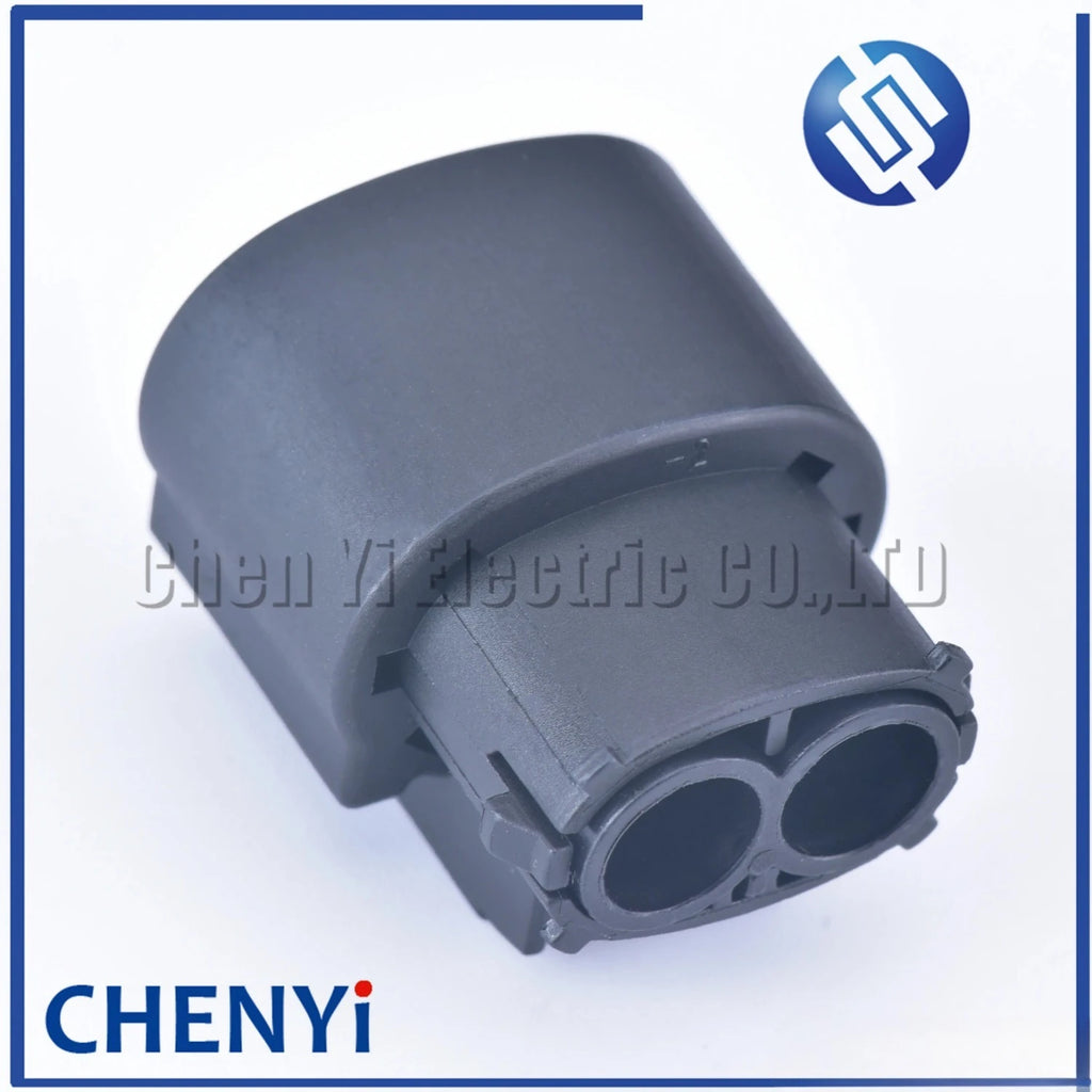2 Pin female 6.3mm Automotive waterproof Electronic fan resistance connector fuse power box  plug 1897214-1 For Hyundai Kia