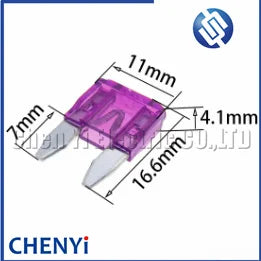 8 Pin 4 Ways Mini Blade Type Fuse Holder BX2047C-1 BX2047C-2 Micro In-line InLine Fuse Holders with  Pin Without Fuses