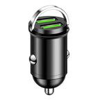 200W Dual USB Ports Car Charger USB Fast Charging Adapter Mobile Phone High Speed Charger For IPhone Samsung Xiaomi Huawei Amagi