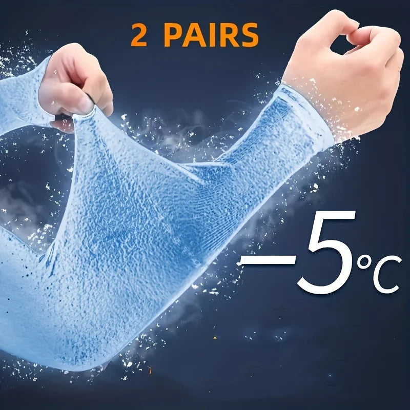 Tough Outdoors Sun Protection Sleeves UV Arm Sleeves for Men Women Golf Cooling Arm Baseball Sun Car Motorcycle Bicycle Amagi