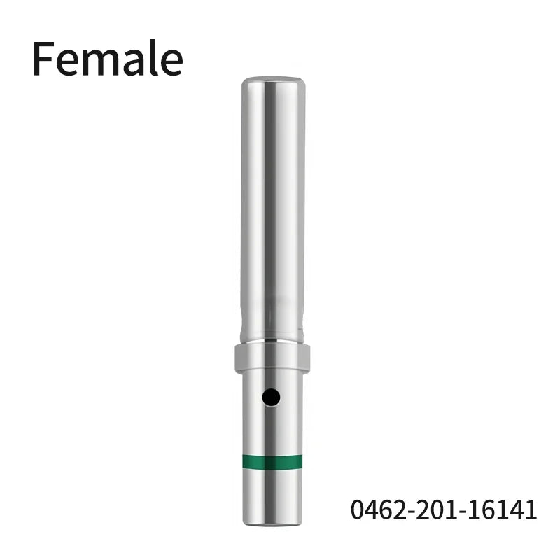 50Pcs DT 1.5mm Series Pin Contact 0462-201-16141 0460-202-16141,Stainless Steel 16AWG Deutsch Crimp Solid Female/male Terminals