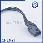 Black 4 Pin female Automotive Connectors 1379658 CONN PLUG HSG shell sheath 1379658-1 with 15cm wires