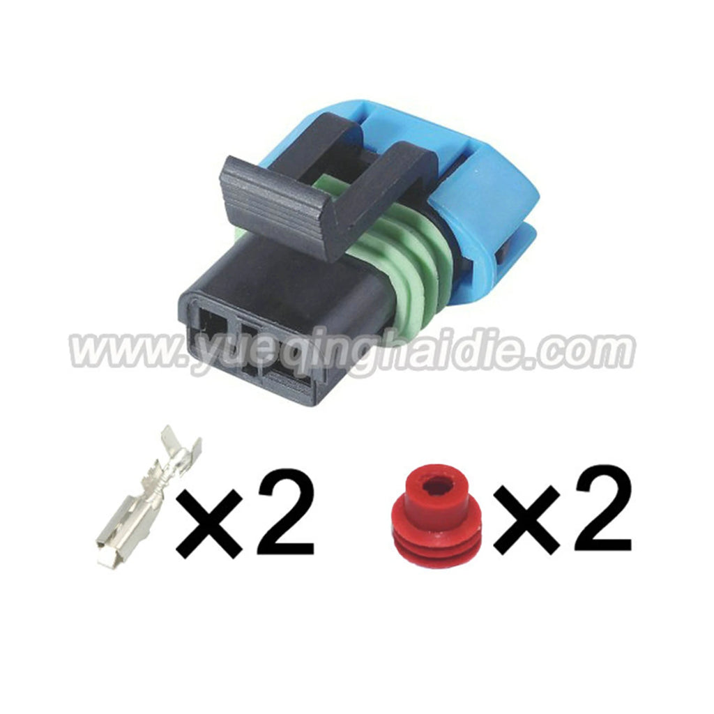 2-Pin Connector Waterproof Delphi 2.8mm Male Female Connector Automobile Wiring Harness Cable Socket 15300002 15300027