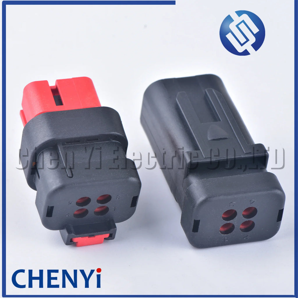 1 set 4 Pin 1.5mm Series male female Auto Waterproof Connector Camshaft Sensor Plug 776487-1 776488-1 For Carter Excavator
