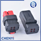 1 set 4 Pin 1.5mm Series male female Auto Waterproof Connector Camshaft Sensor Plug 776487-1 776488-1 For Carter Excavator
