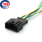 6 Pin Connector Unsealed 0.6mm Series Male Female Connectors Cable Plug Motorcycle Electrical Harnesses 6Q0972716 1355082-1