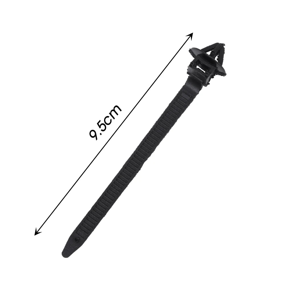 20/10Pcs Nylon Car Tie Wrap Cable Fixed Fasteners Clips Car Cable Fastening Strap Wire Band Tie Wrap Zip Tie Auto Fastener 9.5cm