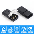 10/1pcs New Electrical Connector 3-Wire Interchangeable Quick Wire Connector Automotive Wire Cable Ribbon Terminal Connector