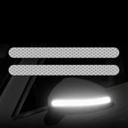 Car Rearview Mirror Reflector Stickers Universal Warning Anti-collision Reflective Strips Auto Exterior Accessories Reflex Tape
