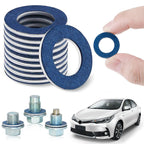 Car Oil Pan Drain Screw Gasket Engine Sump Oil Drain Bolt Seal Gasket 12mm Hole Nut Seal Ring for Toyota Lexus OE# 90430-12031