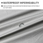 Universal Fit Full Car Cover Waterproof Dustproof All-Season PE Film Coat with Aluminum Protective Sunshade UV Ray Reflection