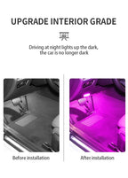 Car Interior Dome Light Finger Touch Sensor Mini LED Reading Lamp Roof Magnets USB Charging Atmosphere Dome Lamp Senser Tools Ne