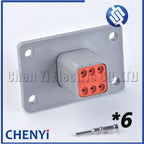 Connector With Fixed Flange Plug DT04-2P-L012 DT04-4P-L012 DT04-6P-L012 DT04-8P-L012 DT04-12P-L012 DT06-2S For Deutsch