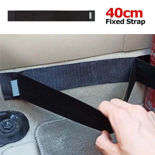 Car Trunk Elastic Fixed Straps Adjustable Car Interior Organizer Extinguisher Storage Fixing Belt Tapes Auto Car Accessories