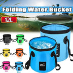 Portable Foldable Water Bucket Fishing Bucket Folding Water Container for Travelling Camping Hiking Fishing Washing Amagi