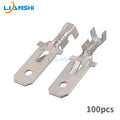 100PCS copper terminals for automotive connectors with 7.8 square inserts, pins and springs DJ611-7.8B