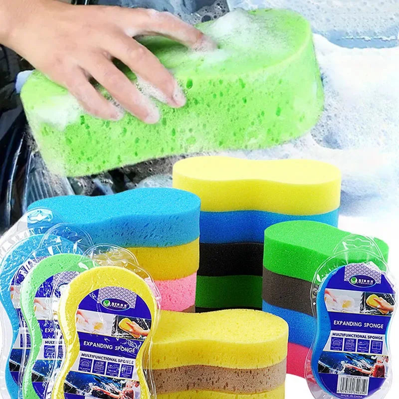 Car Wash Sponge Honeycomb Large Sponges High-density Car Washing Sponge Block Auto Detailing Foam Cleaning Tools Car Amagi