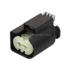 2 Pin 3.5 Series Auto Waterproof Cable Harness Connector AC Assembly Female Socket Sealed Plastic Adapter 805-198-532
