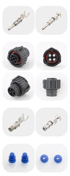 1-967402-1/1-967325-1 Automotive connector Universal odometer wiring harness plug 4-hole waterproof connector sheath with termin